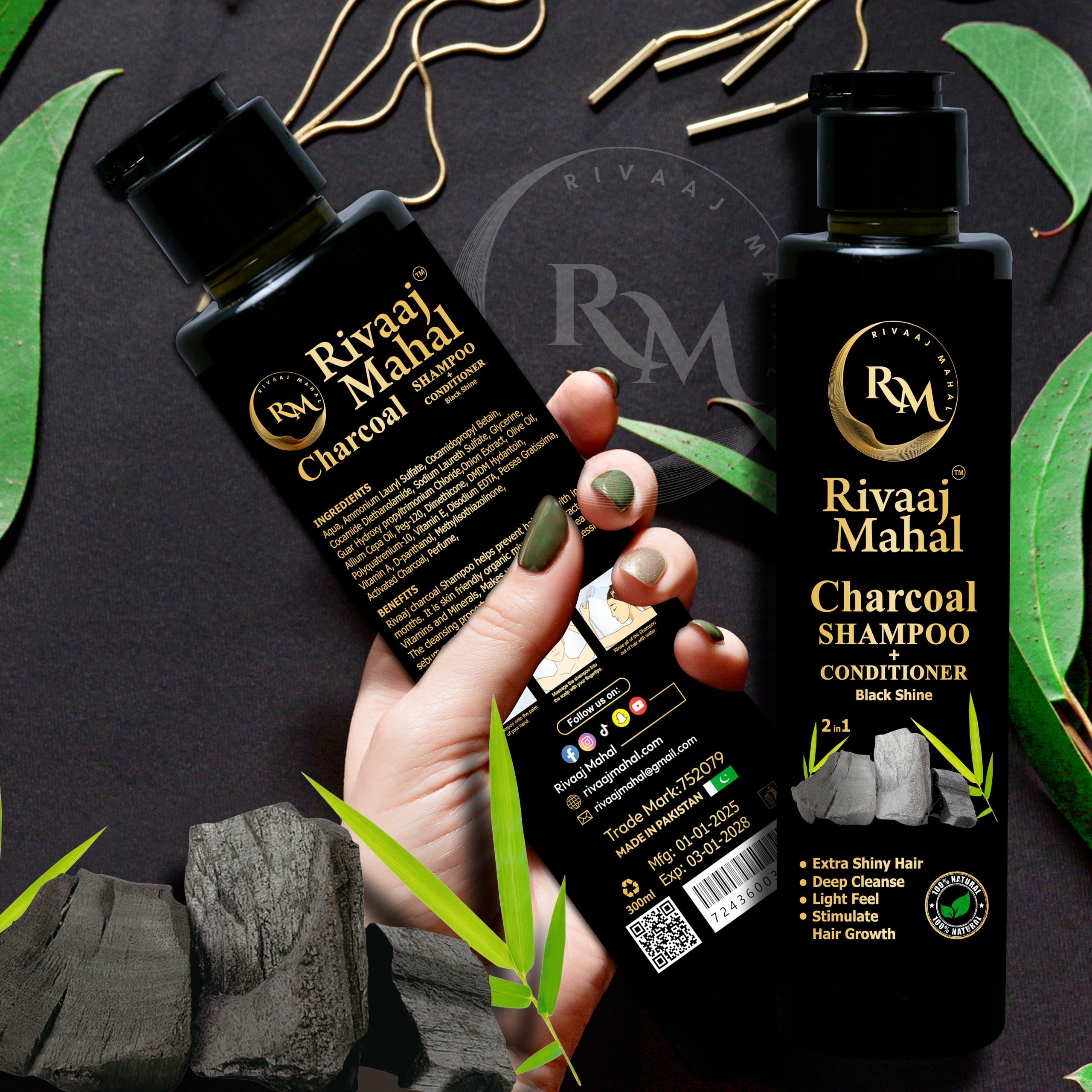 Rivaaj Mahal Organic Hair Shampoo