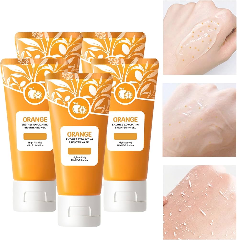 Orange Enzyme Exfoliating Gel for Face and Body