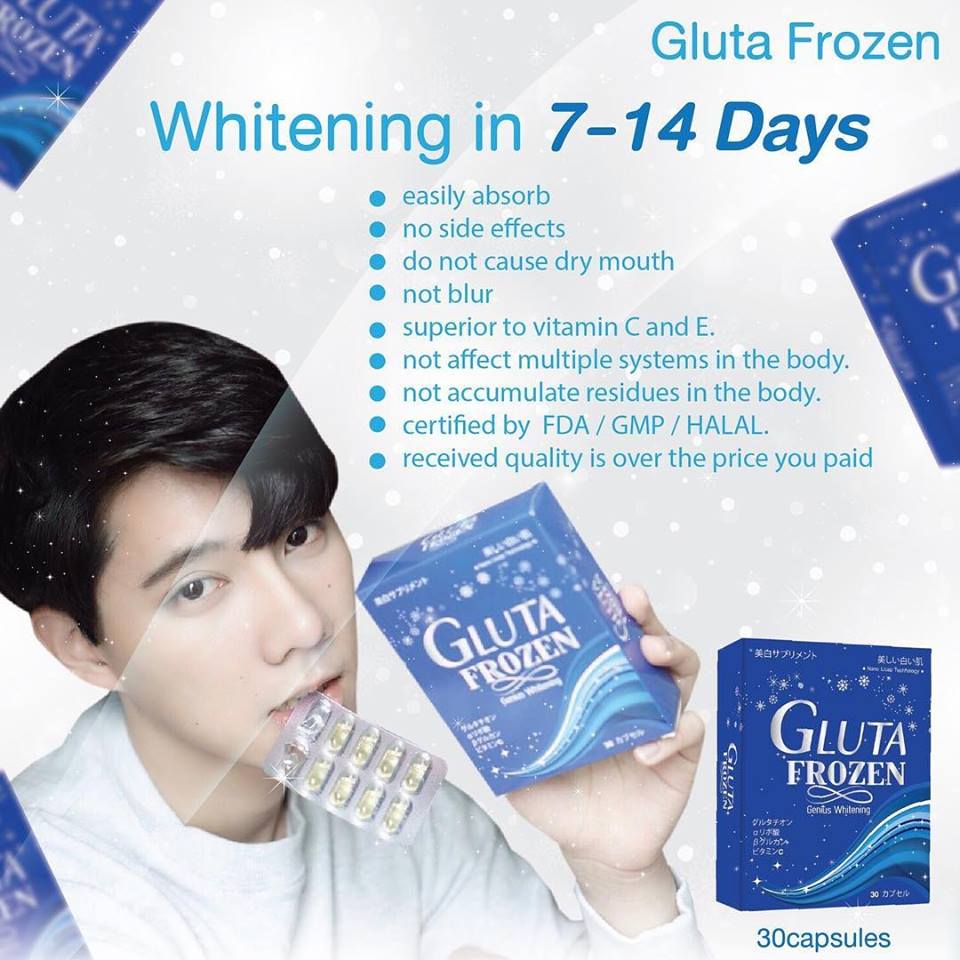 Gluta Capsules for Whitening – Gluta Frozen Collagen 2 in 1