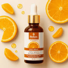 Relax Vitamin C Daily Serum  Brightening, Tightening Even Skin Tone