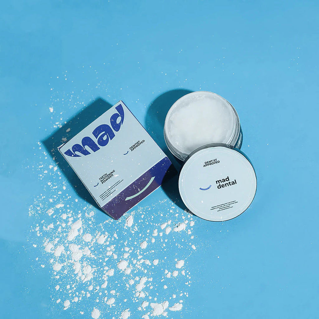 Mad Dental Care Dentist-Approved Teeth Whitening Powde