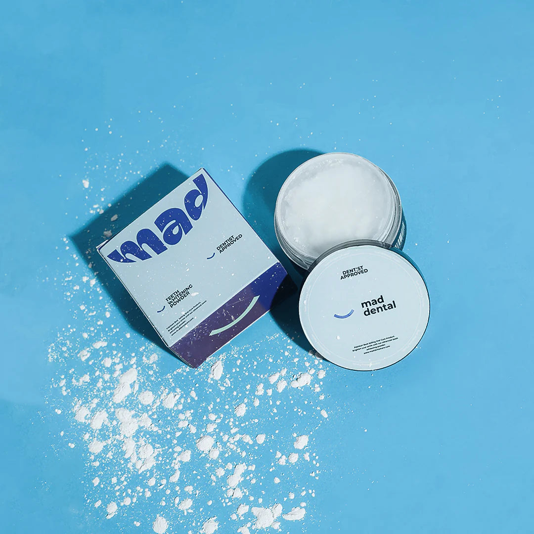 Mad Dental Care Dentist-Approved Teeth Whitening Powde