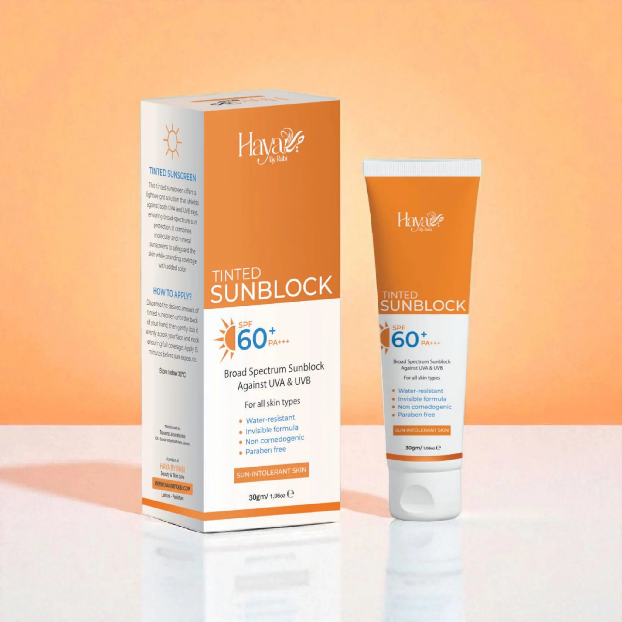 Haya By Rabi Tinted Sunblock – SPF 60+