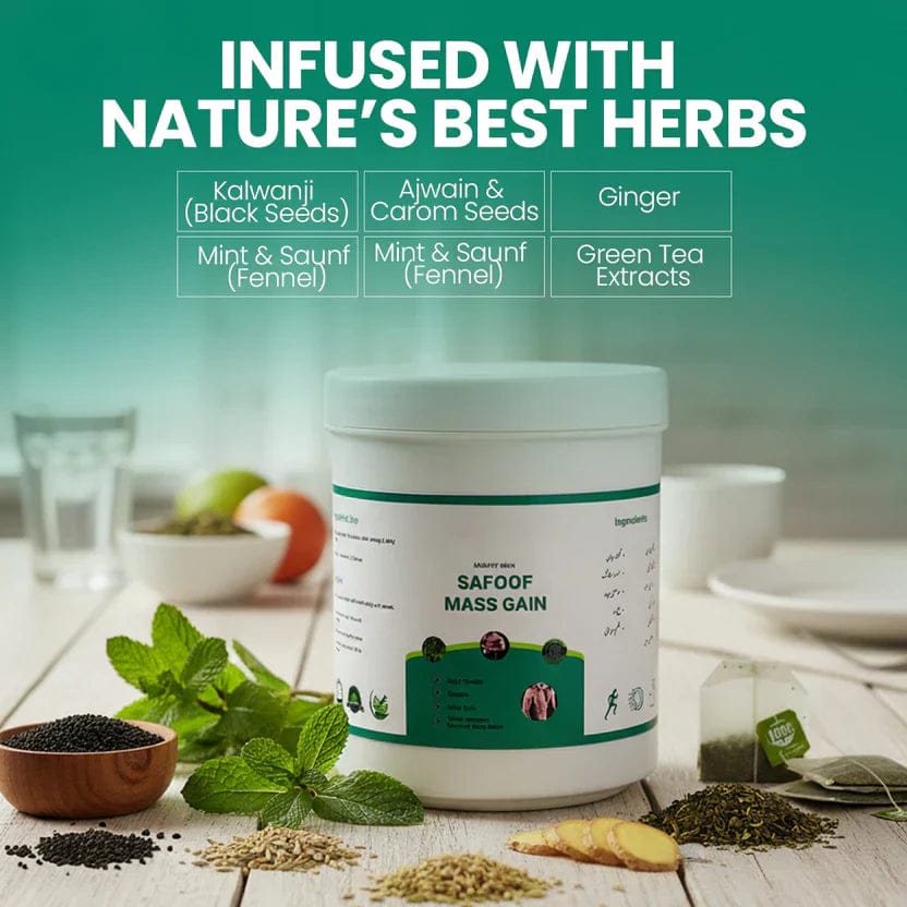 Safoof Mass Gain – Herbal Weight Gain Formula