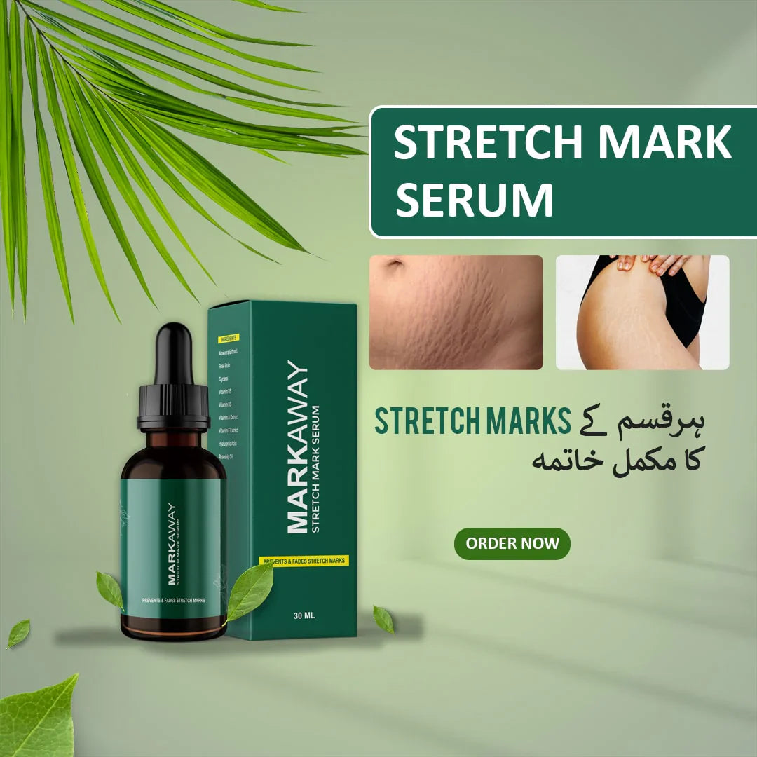 Markaway Stretch Mark Serum – Herbal Formula for Smooth & Firm Skin
